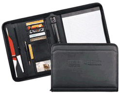 Black 3 Ring Zippered Binder