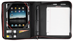 Zippered iPad Presentation Padfolio